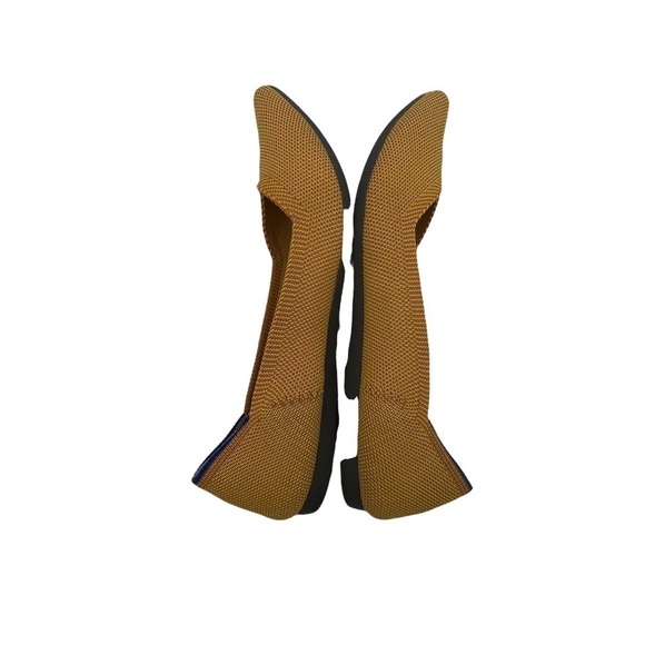 Rothy's Yellow Pointed Toe Slip On Ballet Flats Size 6 Women's - Picture 5 of 7